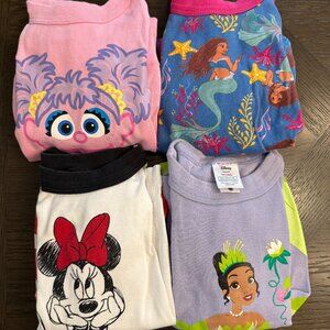 Hanna Andersson, 4 Pair Pajamas, Size 3T/90cm